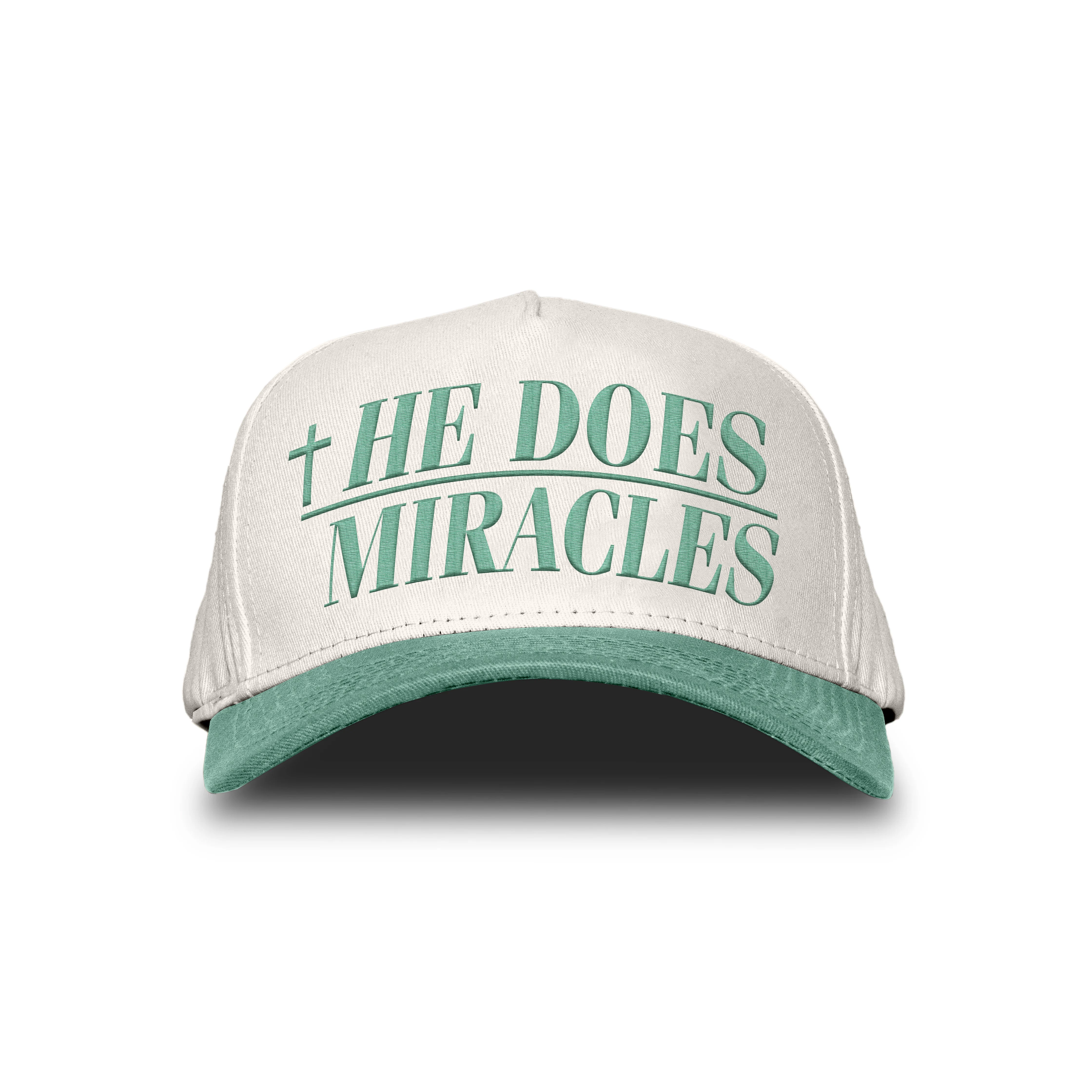 Christian Hats , Caps & Headwear - "HE DOES MIRACLES" - Christian Clothing & Faith Based Apparel